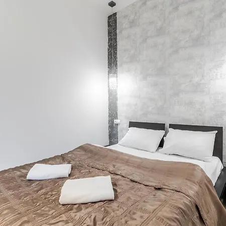 Black And Red Squares Apartment Lviv