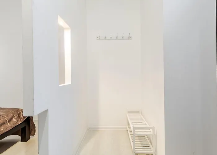 Apartment Black And Red Squares